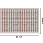 Samridhi Premium Quality , Matty Fabric Centre Table Cover, 4 Seater Table Cover, 40 x 60 inches Table Cover, Centre Table cover for Home