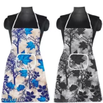 NICASA Kitchen Apron- Waterproof /Oil-Proof - Adjustable Aprons with Pockets for Women Men Washable - Pack of 2 (color As per availibility)