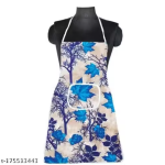 NICASA Kitchen Apron- Waterproof /Oil-Proof - Adjustable Aprons with Pockets for Women Men Washable - Pack of 2 (color As per availibility)