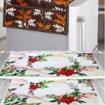 Nicasa fridge cover with 3 pec handle