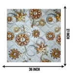 KRISHNA E PVC WATERPROOF BED SERVER/FOOD MAT (SIZE 27X36) INCH