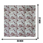 KRISHNA E PVC WATERPROOF BED SERVER/FOOD MAT (SIZE 27X36) INCH