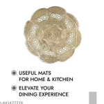 Samridhi Industries Round Shape Table Mat/Table Mat Round