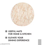 Samridhi Industries Round Shape Table Mat/Table Mat Round
