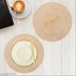Samridhi Industries Round Shape Table Mat/Table Mat Round