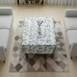 NICASA PVC 4 seater Centre Table Cover - SIZE (36 x 54) INCHES