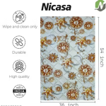 NICASA PVC 4 seater Centre Table Cover - SIZE (36 x 54) INCHES