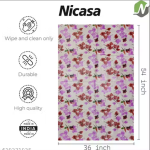 NICASA PVC 4 seater Centre Table Cover - SIZE (36 x 54) INCHES