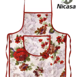 Nicasa Kitchen Apron- Waterproof /Oil-Proof - Adjustable Aprons with Pockets for Women Men Dishwashing