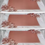 HD Premium Quality Fridge cover for Top with 1 Pec of handle and 3 pec of Fridge Mats - Set of 5 piece