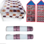 Nicasa HD Premium Quality combo of fridge top, 2 handle cover and 2 pec Wall hanging - set of 5 pec