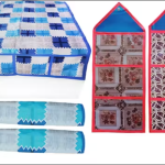 Nicasa HD Premium Quality combo of fridge top, 2 handle cover and 2 pec Wall hanging - set of 5 pec