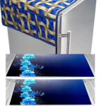 Nicasa HD Premium Quality combo of fridge top, and 3 mats-set of 4 pieces