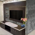 Krishna E Pink Coper Soft Leather Table Runner for Patios Family Dinner Office Kitchen Table (Multy)