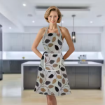 Kitchen Apron - Waterproof / Oil proof - Adjustable Aprons with pockets for Women and Men, Washable - Pack of 2 Aprons (colors as per availabilty)