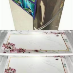 Nicasa HD Premium Quality combo of fridge top, 2 handle cover and 3 Mat -set of 6 pieces