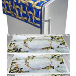 Fridge Cover with 3 pcs Mat Set