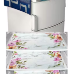 Fridge Cover with 3 pcs Mat Set