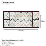 Krishna E premium quality water proof Fabric 1 pec of Microwave Oven Cover - Set of 1 Pec