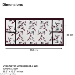 Krishna E premium quality water proof Fabric 1 pec of Microwave Oven Cover - Set of 1 Pec