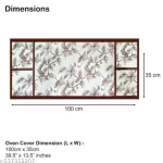 Krishna E premium quality water proof Fabric 1 pec of Microwave Oven Cover - Set of 1 Pec