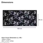 Krishna E premium quality Fabric Fridge Cover With 1 pec of Microwave Oven Cover - Set of 2 Pec