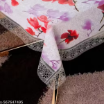 Krishna E Waterproof Center Table Cover, PVC 4 Seater Table Cover 36X60 Inches (Pack of 1 )