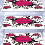 NicasaHD Premium Quality Fridge/ Dining / Drawer / shelf / mat set of 6 pec fridge mats - Set of 6 piece