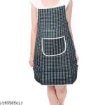 Nicasa Kitchen Apron- Waterproof /Oil-Proof - Adjustable Aprons with Pockets for Women Men Washable - Pack of 2 (color As per availibility)