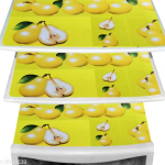 Fridge PVC Mat Set of 6 Waterproof