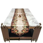 Nicasa Cotton soft touch Table runner for Dining Table