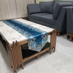 Nicasa Cotton soft touch Table runner for Dining Table