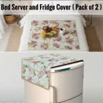 NICASA water proof Fridge cover with Bed Server - pack of 2 pec