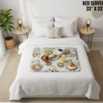 NICASA water proof Fridge cover with Bed Server - pack of 2 pec