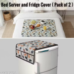 NICASA water proof Fridge cover with Bed Server - pack of 2 pec
