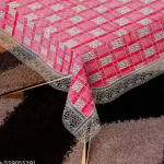 Samridhi Industries 100% Waterpoof & Dustproof Plastic Center Table Cover for 4 Seater