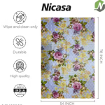 ROVENCE PVC 6 seater Centre Table Cover - SIZE (54 x 78 ) INCHES