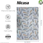 ROVENCE PVC 6 seater Centre Table Cover - SIZE (54 x 78 ) INCHES