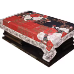 Red flower Table Cover