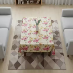 NICASA PVC 4 seater Centre Table Cover - SIZE (36 x 54) INCHES