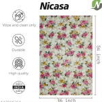 NICASA PVC 4 seater Centre Table Cover - SIZE (36 x 54) INCHES