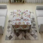 NICASA PVC 4 seater Centre Table Cover - SIZE (36 x 54) INCHES