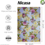 NICASA PVC 4 seater Centre Table Cover - SIZE (36 x 54) INCHES
