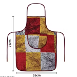 NICASA Kitchen Apron- Waterproof /Oil-Proof - Adjustable Aprons with Pockets for Women Men Dishwashing, Washable - Pack of 2