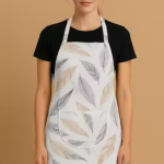 KRISHNA E Kitchen Waterproof Apron with Multipurpose Front Pocket, Cooking Kitchen Aprons for Women Men Chef – Pack of 1