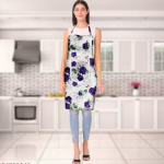 NICASA Kitchen Apron- Waterproof /Oil-Proof - Adjustable Aprons with Pockets for Women Men Washable - Pack of 1 (color As per availibility)