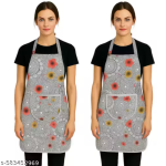 krishna E kitchen waterproof Apron, chef Apron, coloring Apron, for Men and Women - Pack of 2 Aprons