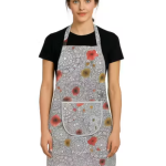 krishna E kitchen waterproof Apron, chef Apron, coloring Apron, for Men and Women - Pack of 2 Aprons