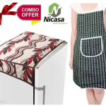 Stylish Fridge Top Cover & Apron (Set Of 2)