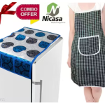 Stylish Fridge Top Cover & Apron (Set Of 2)
